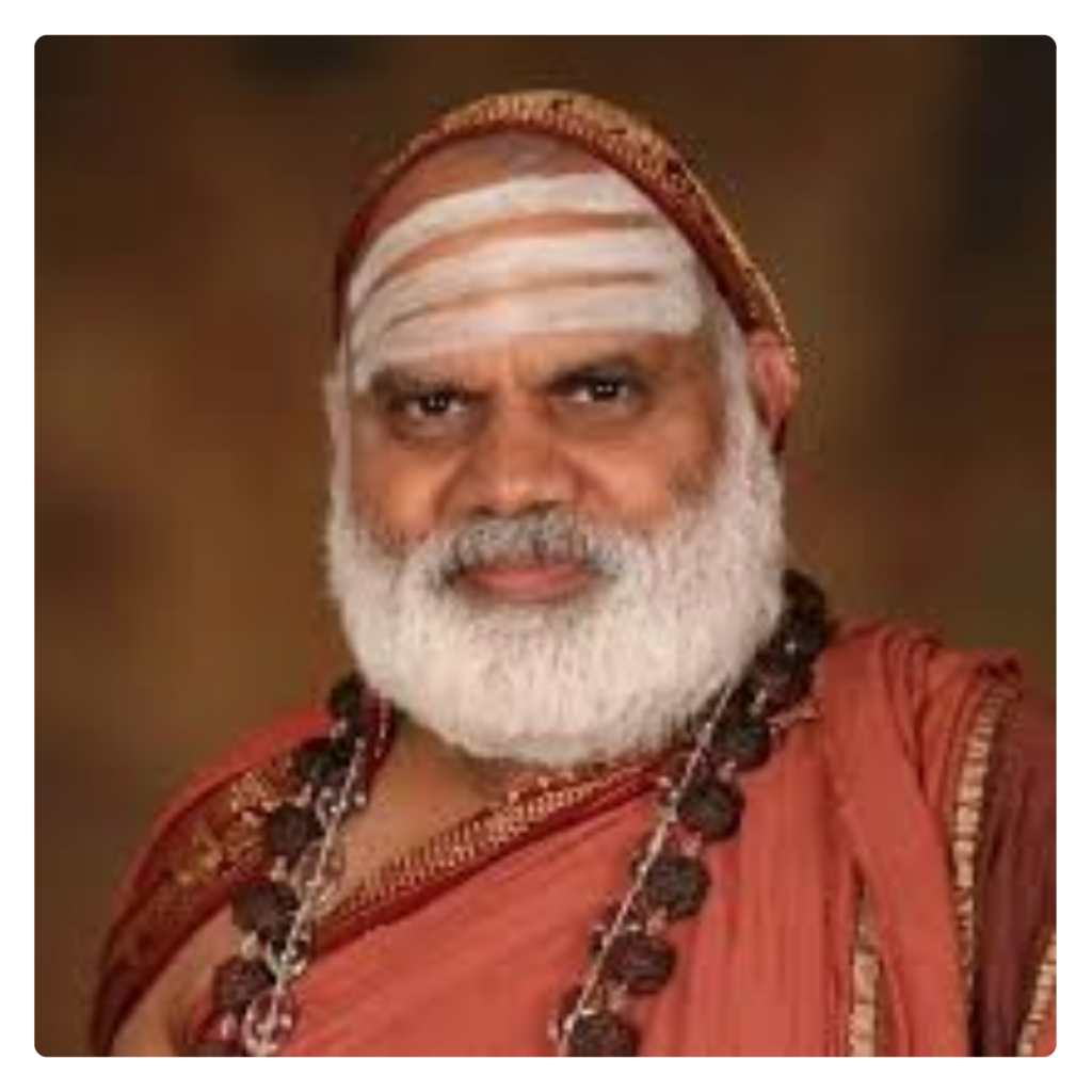 Portrait of Sri Sri Sri Bharathi Theertha Mahaswamiji